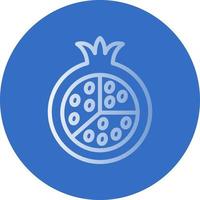 Pomegranate Vector Icon Design