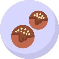 diseño de icono de vector de bolas de choco