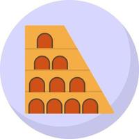 diseño de icono de vector de Coliseo