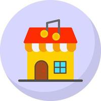 Music Shop Vector Icon Design