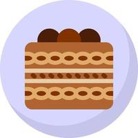 Tiramisu Vector Icon Design