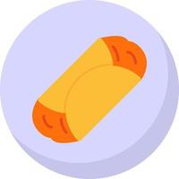 Enchilada Vector Icon Design