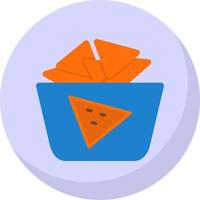 diseño de icono de vector de nachos