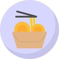 Pad Thai Vector Icon Design