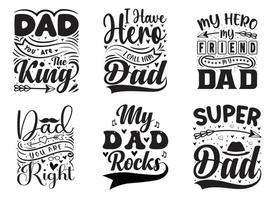 Fathers Day T-shirt Design vector