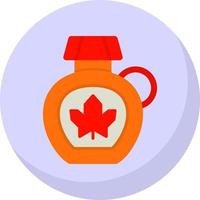 Maple Syrup Vector Icon Design