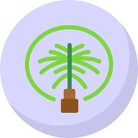 diseño de icono de vector de palm jumeirah