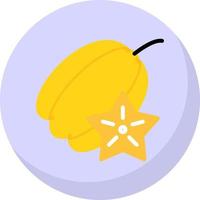 diseño de icono de vector de carambola