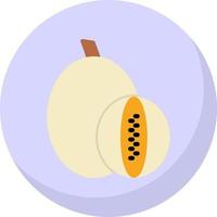 Rockmelon Vector Icon Design