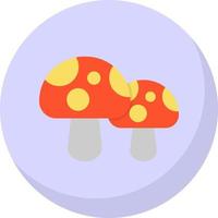 Mushroom Vector Icon Design