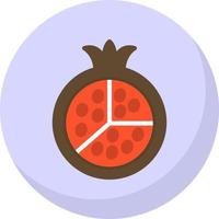 Pomegranate Vector Icon Design