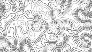 Abstract Blank Detailed Topographic Contour Map Subtle White Vector Background. Geographic topographic map grid. Line map with elevation. Topographic Cartography. Topographic Map. Topographic Relief. photo