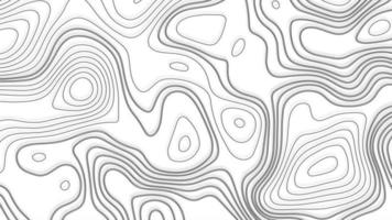 Abstract Blank Detailed Topographic Contour Map Subtle White Vector Background. Geographic topographic map grid. Line map with elevation. Topographic Cartography. Topographic Map. Topographic Relief. photo