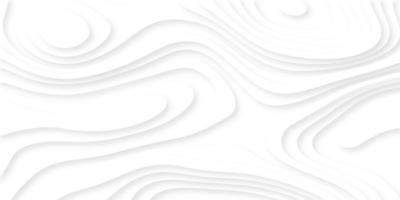 White paper cut white background. Abstract realistic papercut decoration textured with wavy layers and shadow. Topographic contour map abstract tech motion graphic design. photo