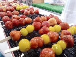 Chinese Traditional street food - Tanghulu photo