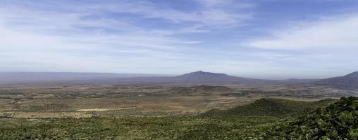 The Great Rift Valley in Kenya, Africa. photo