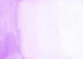 Watercolor light violet gradient background texture. Aquarelle abstract pastel purple ombre backdrop. photo