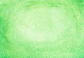 Watercolor light green background texture with space for text. Aquarelle greenery color backdrop. photo