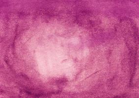 Watercolor deep crimson background with space for text. Calm pink stains on paper backdrop. photo