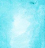 Watercolor light blue background hand painted with space for text. Sky blue backdrop. photo