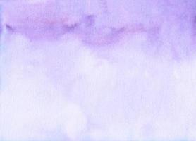 Watercolor light purple background gradient texture. Soft pastel lavender backdrop. photo