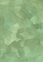 Watercolor calm dirty green background texture. Aquarelle green-brown color backdrop. Stains on paper photo