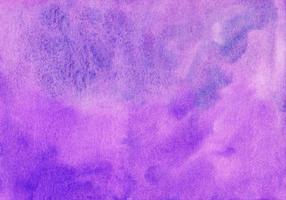Watercolor lavender background texture. Calm purple aquarelle backdrop. Stains on paper. photo