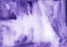 Watercolor liquid purple and white background texture with space for text. Stains on paper. photo