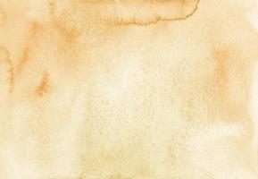 Watercolor light warm brown background painting texture. photo