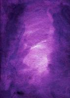 Watercolor dark purple old background with space for text. Aquarelle violet backdrop. Stains on paper photo