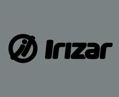 Irizar Logo Brand Symbol With Name Black Design Spanish Car Automobile Vector Illustration With Gray Background