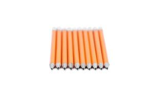 Amazing isolated pencils on pure white background photo