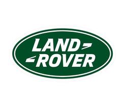 Land Rover Brand Logo Car Symbol Green Design British Automobile Vector Illustration