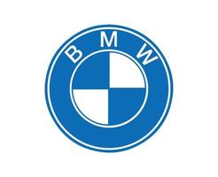 BMW marca logo símbolo azul diseño Alemania coche automóvil vector ilustración con blanco antecedentes