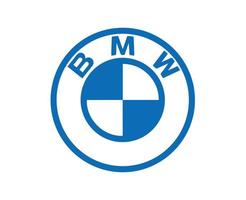 BMW marca logo símbolo azul diseño Alemania coche automóvil vector ilustración