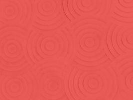 Red stone convex circle wall pattern texture rough surface appearance stacked together in an orderly manner suitable ,cement for background, Chinese New Year. or use it as wallpaper in design. photo