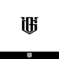 Abstract O and G initials vector logo design, icon for business, monogram, template, simple, minimalist, elegant