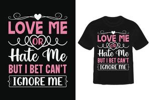 Valentine's Day T Shirt Design. vector