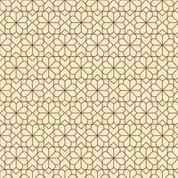 Background with seamless pattern in islamic style vector