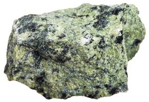 verdoso serpentinita mineral aislado foto