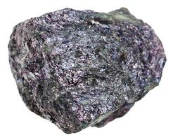 bornite mineral stone peacock copper isolated photo