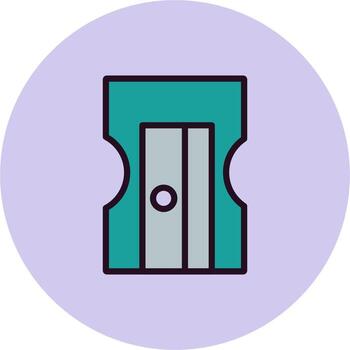 icono de vector de sacapuntas