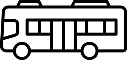 icono de vector de bus