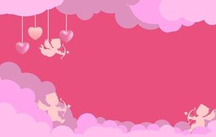 Valentines Day Background Vector Art