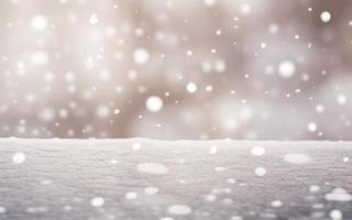 snow in winter background photo