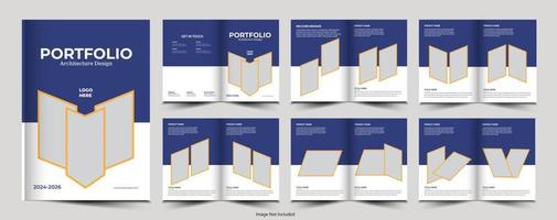 Vector portfolio or interior portfolio or real estate portfolio or project portfolio