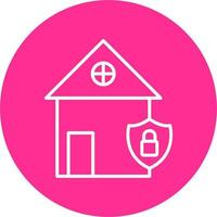 Home Security Vector Icon