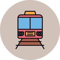 icono de vector de tren