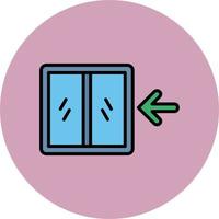 Emergency Exit Door Vector Icon