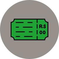 Ticket Vector Icon
